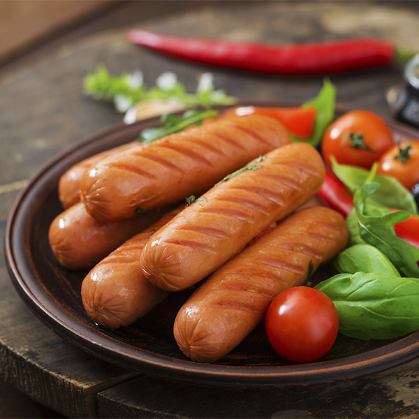 Chicken Sausage with Chilli, for Hotel, Restaurant, Pub, Feature : Skinless