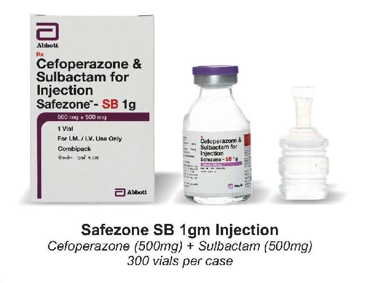 Cefoperazone Sodium 1000 mg+ Sulbactum Sodium 500 mg