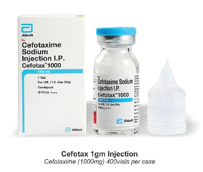 Cefotaxime Sodium 1000 mg+ Sulbactum Sodium 500 mg