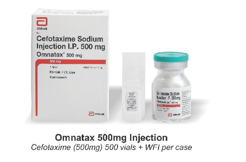 Cefotaxime Sodium 500 mg+ Sulbactum Sodium 250 mg