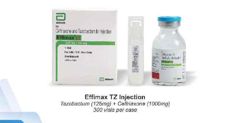 Ceftriaxone Sodium 125 mg+ Tazobactum 15.625 mg