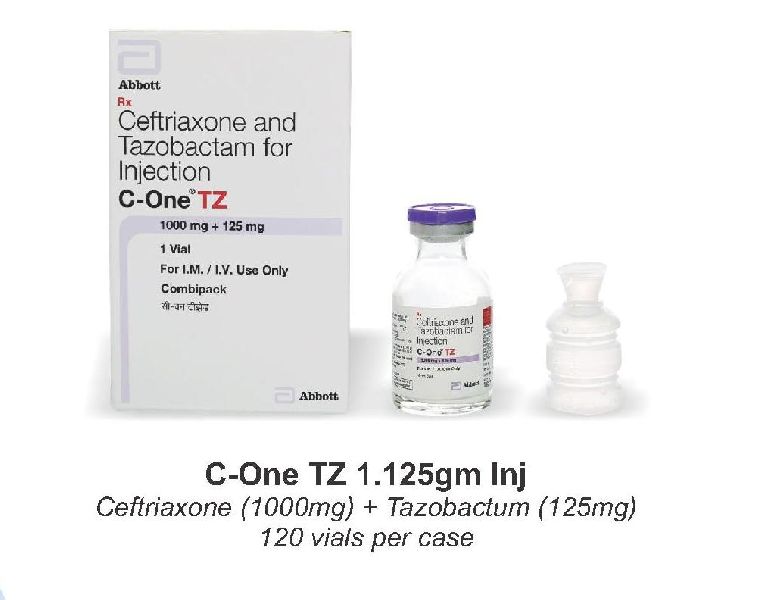 Ceftriaxone Sodium 250 mg+ Tazobactum 31.25 mg