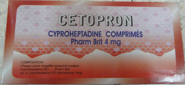 Cetopron (Cyproheptadin Tablet BP 4 mg)