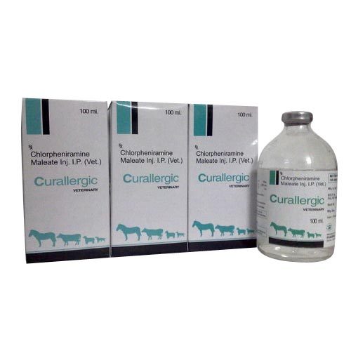 Chlorpheniramine Maleate Injection, for To Animals, Veterinary, Packaging Size : 100ml