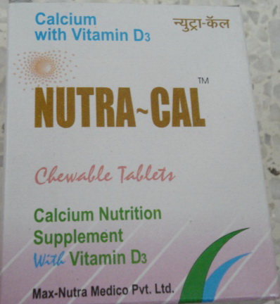 Nutra - Cal (Calcium &amp;amp; Cholecalciferol Tablets BP)