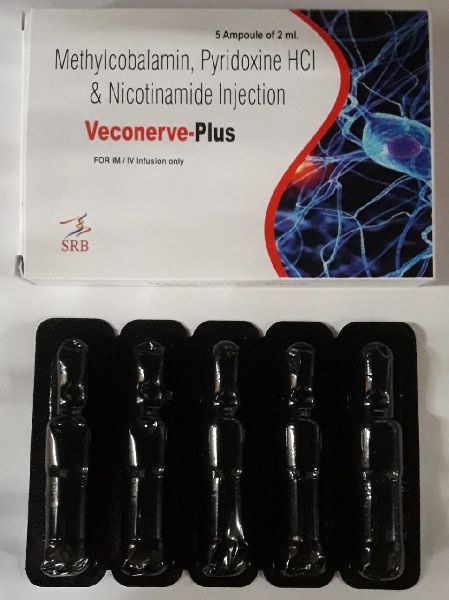 Veconerve Plus Injection, Form : Liquid