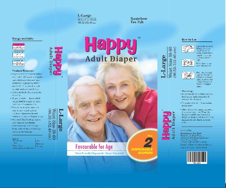 Happy Disposable Adult Diaper -L2