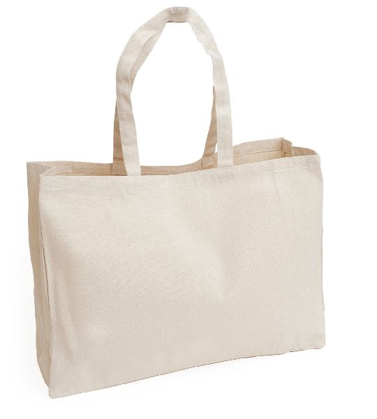 ISPL LARGE NATURAL COTTON BAG, for College, Office, School, SHOPPING, Size : Multisizes