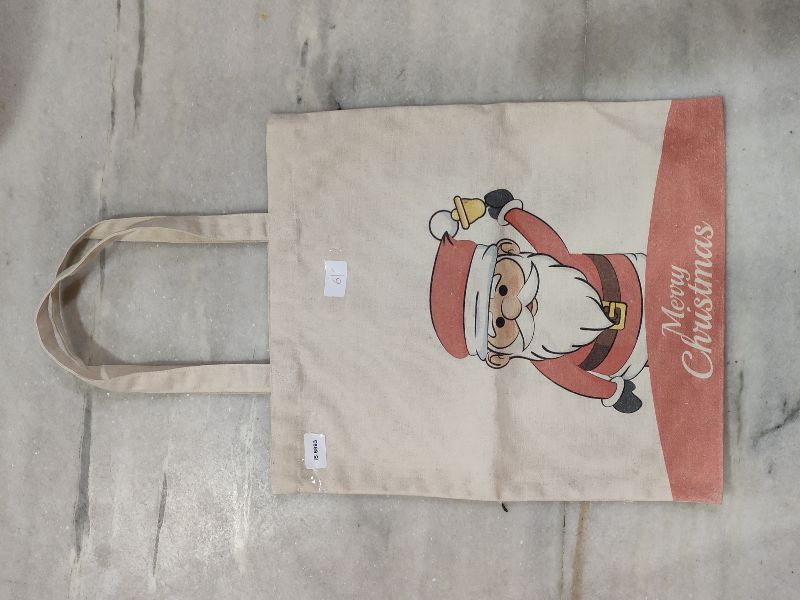 ISPL Rectangular PRINTED CHRISTMAS COTTON BAG, For Gifting, OFFICE, COLLEGE, Size : CUSTOMIZED