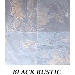 Natural Stone RusticBlack Slate, Size : 400X400mm