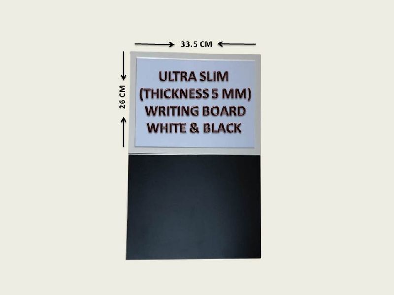 Ultra Slim Black & White Writing Board