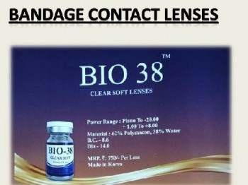 White Soft Lens Bandage Contact Lens, Packaging Type : Vial