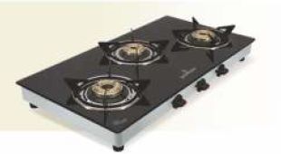 KWID SS 3 Burner Gas Stove, For Food Making, Home, Hotel, Restaurant, Feature : Good Quality, High Efficiency Cooking