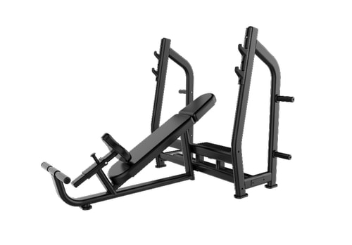 OnTrackYou Black Mild Steel Incline Bench, for Gym, Feature : High Utility, Long Life, Strong Flexible