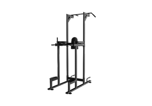 Black Power Coated Mild Steel Vertical Knee Raise, for Gym Use, Home Use, Weight Capacity : 80-160kg