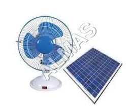 Alam Solar Table Fan, for Air Cooling, Fan Size : Standard