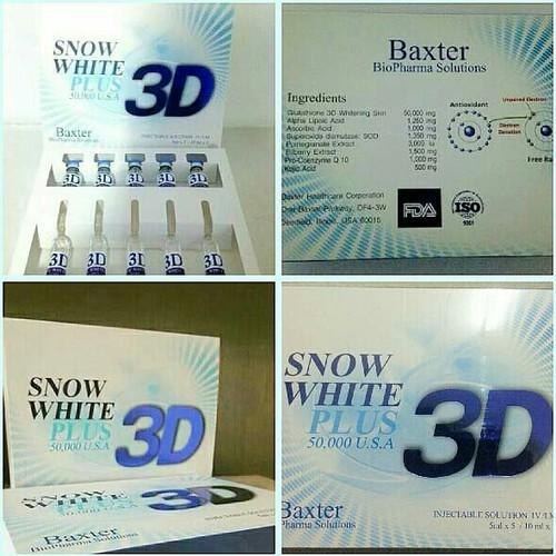 3D Snow White Plus 50000mg USA Glutathione Injection