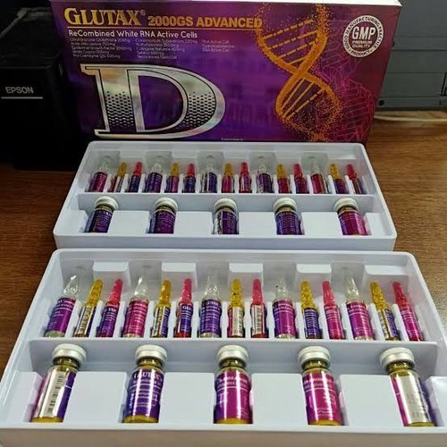 Glutax 2000gs Advance Recombined White Glutathione Injection