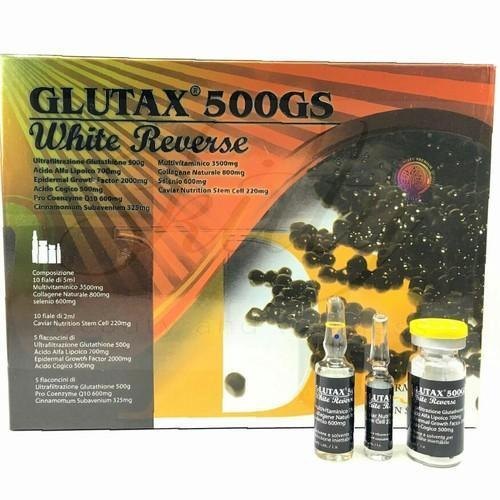Glutax 500gs White Reverse Glutathione Injection, Packaging Type : Box