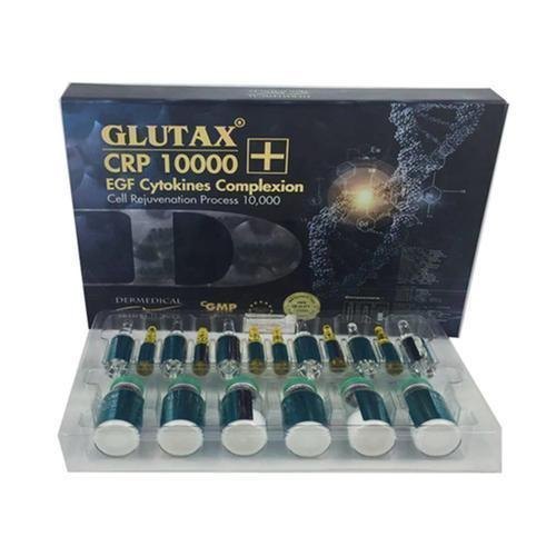 Glutax CRP 10000 EGF Cytokines Complexion Glutathione Injection
