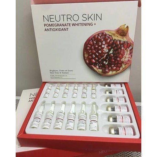 Neutro Skin Promegranate Glutathione Injection, Packaging Type : Box