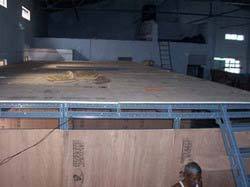 Colour Coated Steel Plywood Mezzanine Floor, for Godown, Workshop, Storage Capacity : 2000-3000kg