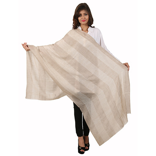 Printed Striped Pashmina Stole, Technics : Attractive Pattern, Embroidered, Handloom, Washed