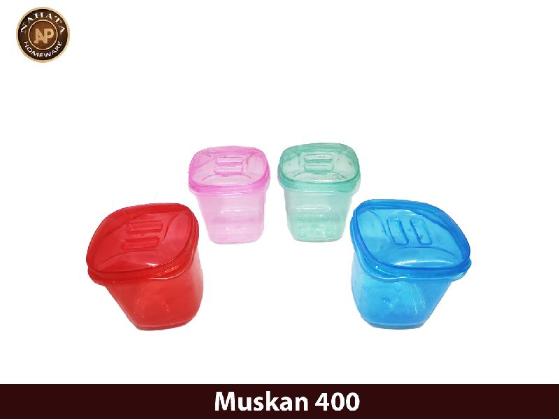 Smooth PP Muskan 400, for Packing Lunch, Storing Spices, Feature : Fine Finish, Good Quality, Perfect Shape