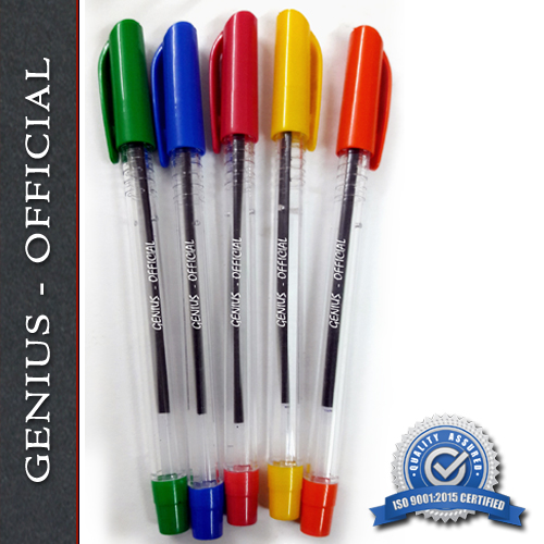 Genius Official Ball Pen, Ink Color : Blue / Black / Red