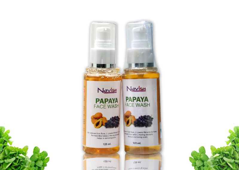 Navish Papaya Face Wash, Feature : Antiseptic, Dust Removing