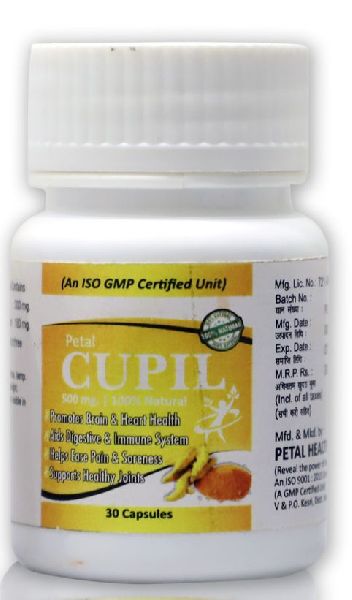Petal Cupil Capsules, for Supplement Diet