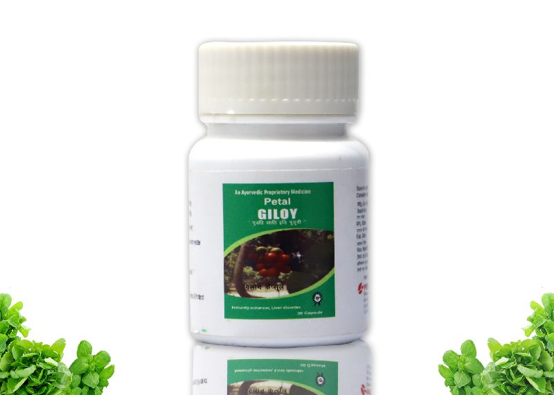 Petal Giloy Capsules, Color : Green