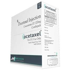 120mg Docetaxel Injection, Packaging Type : Glass Bottles
