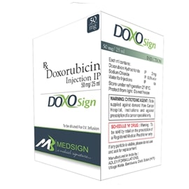 50mg Doxorubicin Injection, Purity : 99.99%