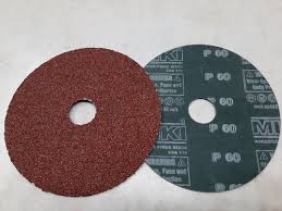 Round Non Polished Fibre Disc, for Deburring, Flame Cut Smoothing, Packaging Type : Box