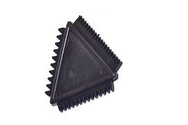 Triangle Combing Tool, Color : Black