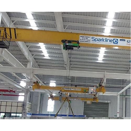 Manual Mild Steel Single Girder Eot Cranes, for Construction, Industrial, Feature : Customized Solutions