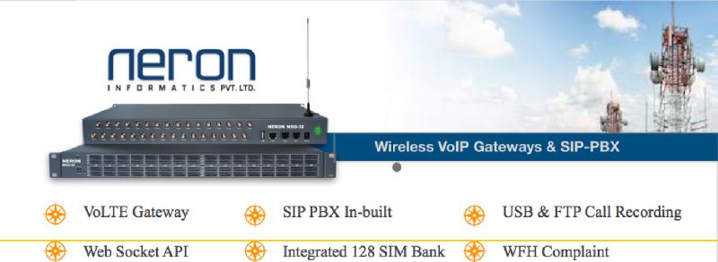 Wireless VoIP Gateways  SIP-PBX - NXG-32