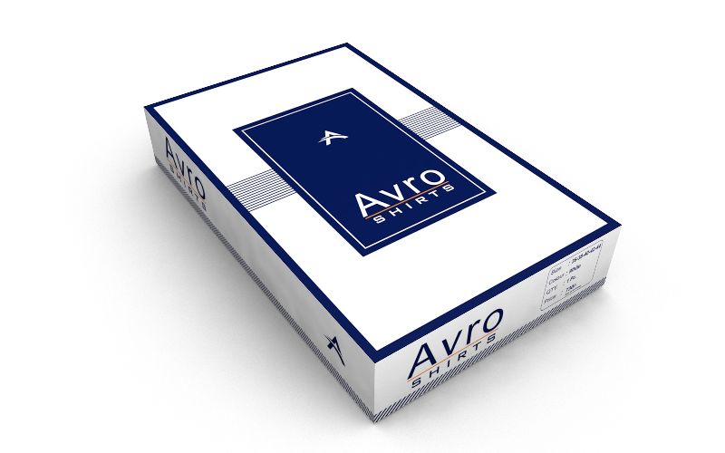 Printed Paper Avro Shirt Packaging Box, Feature : Quality Assured