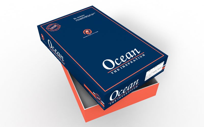 Printed Paper Ocean Shirt Packaging Box, Feature : Quality Assured