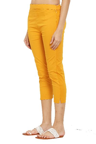 Cotton Ladies Ankle Stretchable Pant, Occasion : Formal Wear