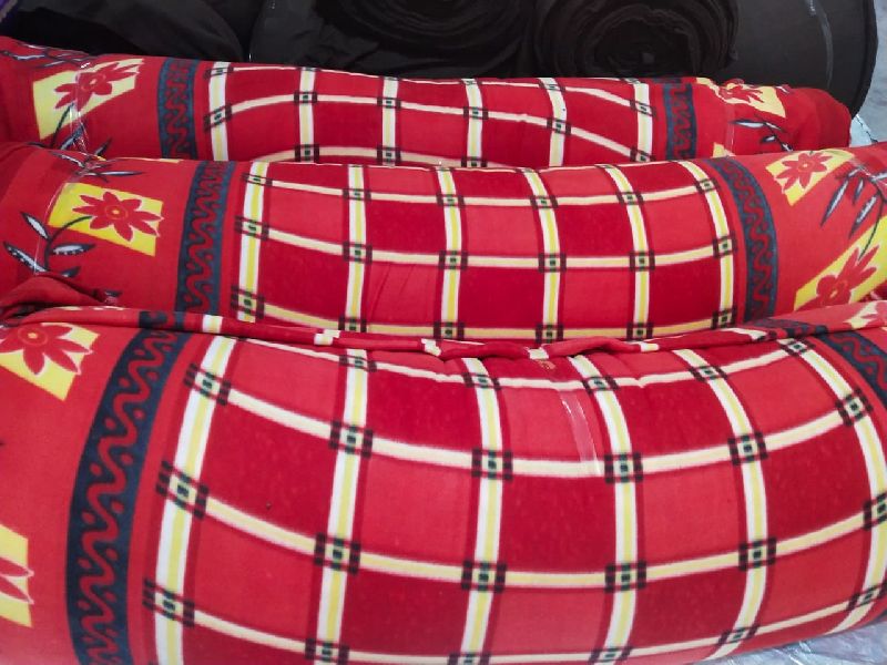 Checked Polyester Check Print Blankets, Size : Standard