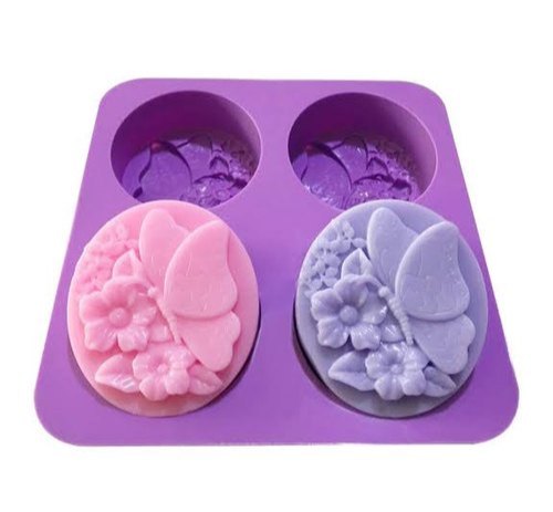 Round Silicone Soap Mould