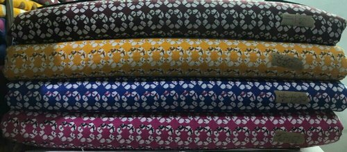 Multicolor Cotton Fabric, Length : 46 inch