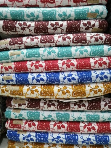 Printed Jaipuri cotton Nighty Fabric, Width : 40cm