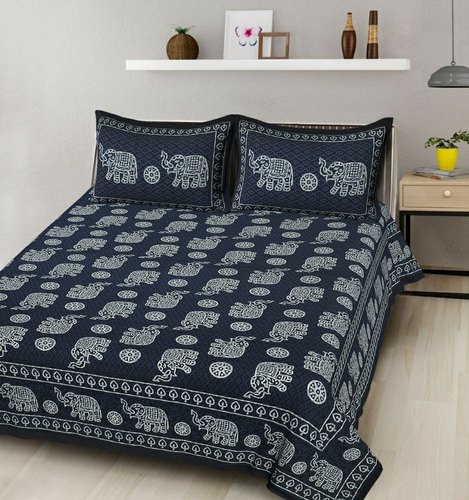 Printed Cotton Traditional Bedsheet, Feature : Anti-Shrink, Comfortable