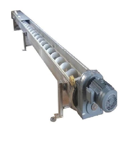 Stainless Steel Screw Conveyor, Width : 120mm