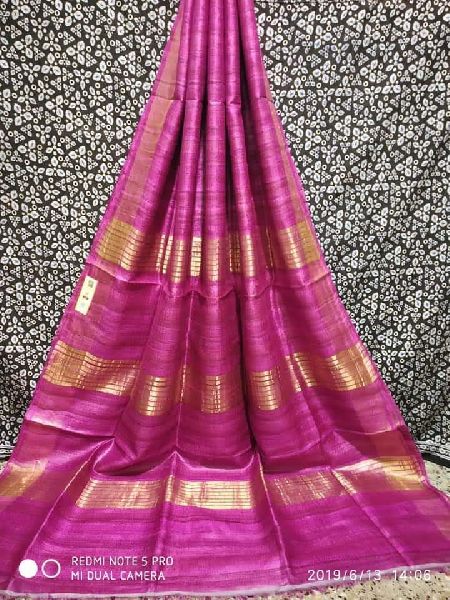 Sneha Silk Ghicha Zari Border Saree At Best Price Inr 3600 Piece In
