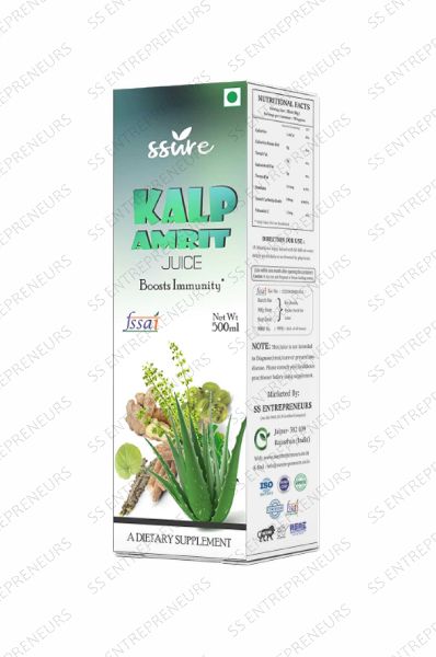 Natural Ssure Kalp Amrit Juice, for Drinking, Form : Liquid