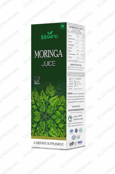 Common Ssure Moringa Herbal Juice, for Food, Style : Leaf